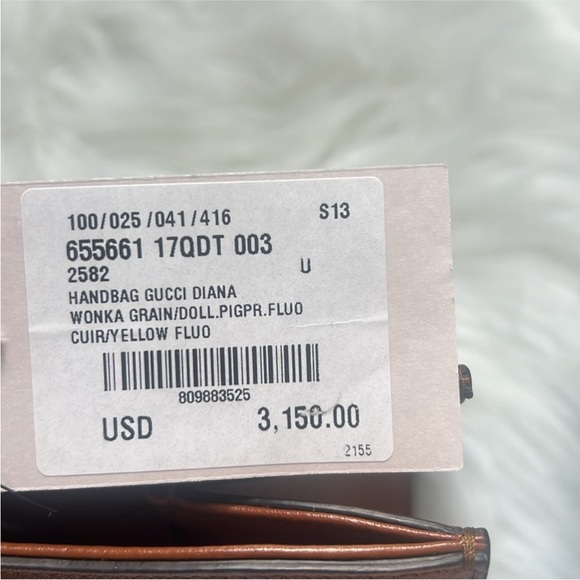 Gucci Brown and Yellow Satchel with Signature GG Logo - Picture 8 of 13